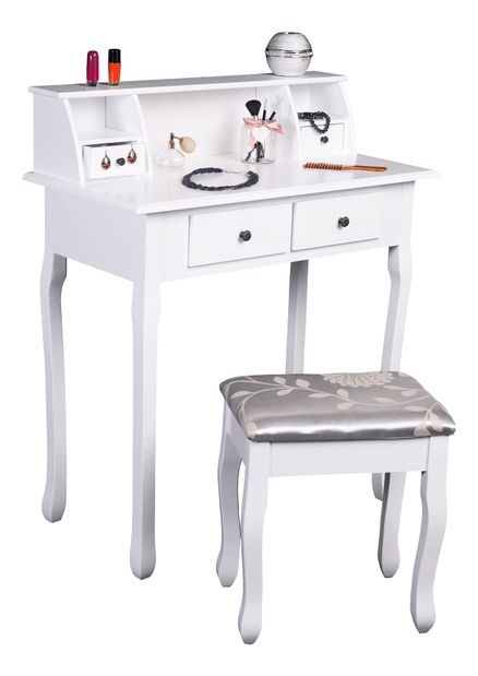 Toaletný stolík Rodno (biela)