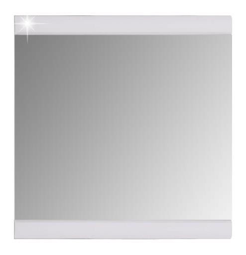 Zrkadlo Della (biela + lesk biely)