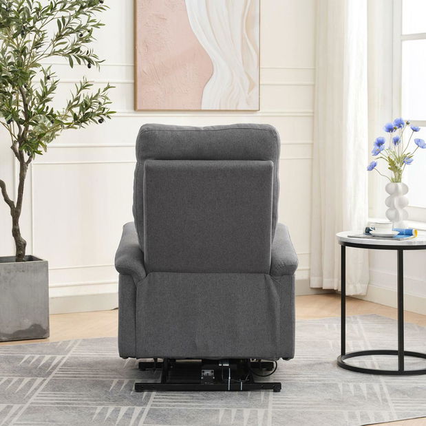 Polohovacie kreslo Tesalureza (sivá)