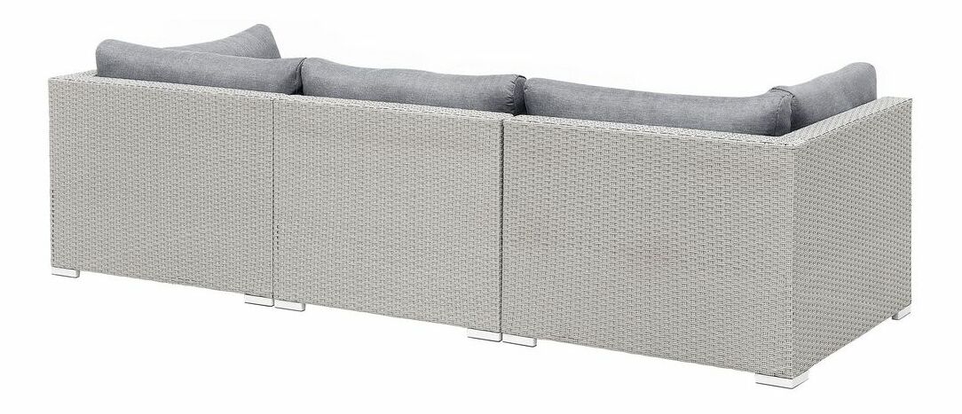 Set canapele pentru grădină Sante (gri deschis)