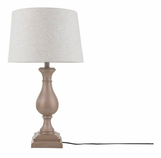 Stolná lampa Trudi (svetlohnedá)