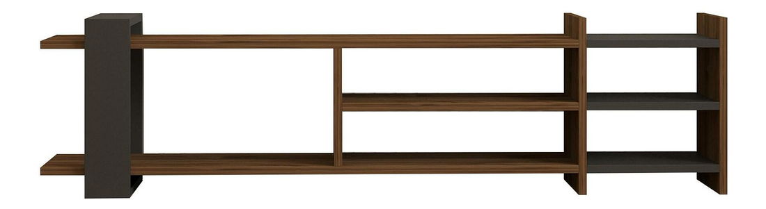 Masă TV/Dulap Zephir (Nuc + antracit)