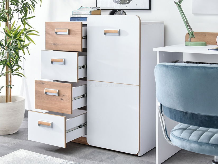 Mobilier cameră studenți Clerigo 01 (alb)