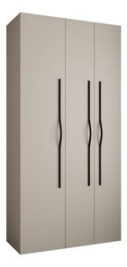 Ormar za garderobu 120 cm Carmela 50-2 (kašmir + crna)