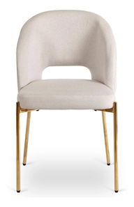 Blagovaonska stolica Boss (krem + zlatna) 