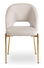 Étkezőszék Boss (krém + arany) 