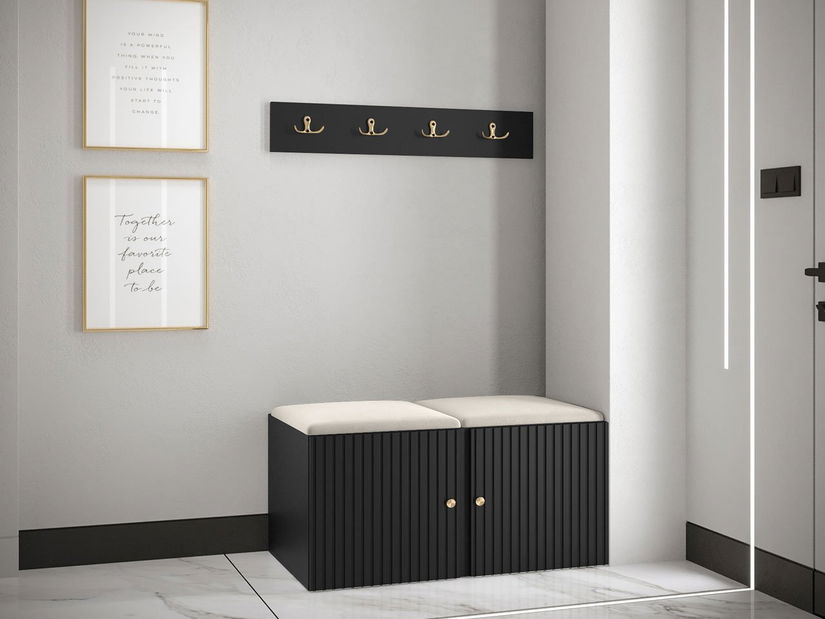 Mobilier hol Torro VI (negru + bej)