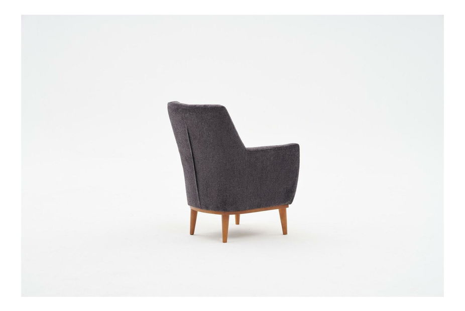 Kreslo Goncoletta (antracit + orech)