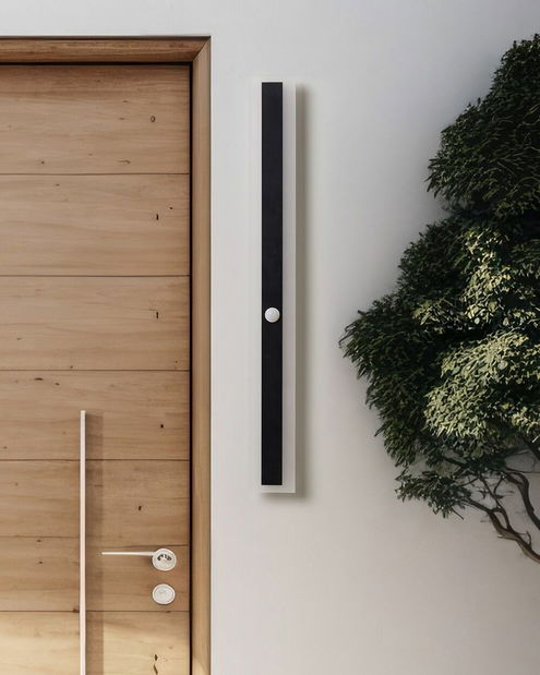 Fali kültéri lámpa 80 cm Sennett (fekete) 