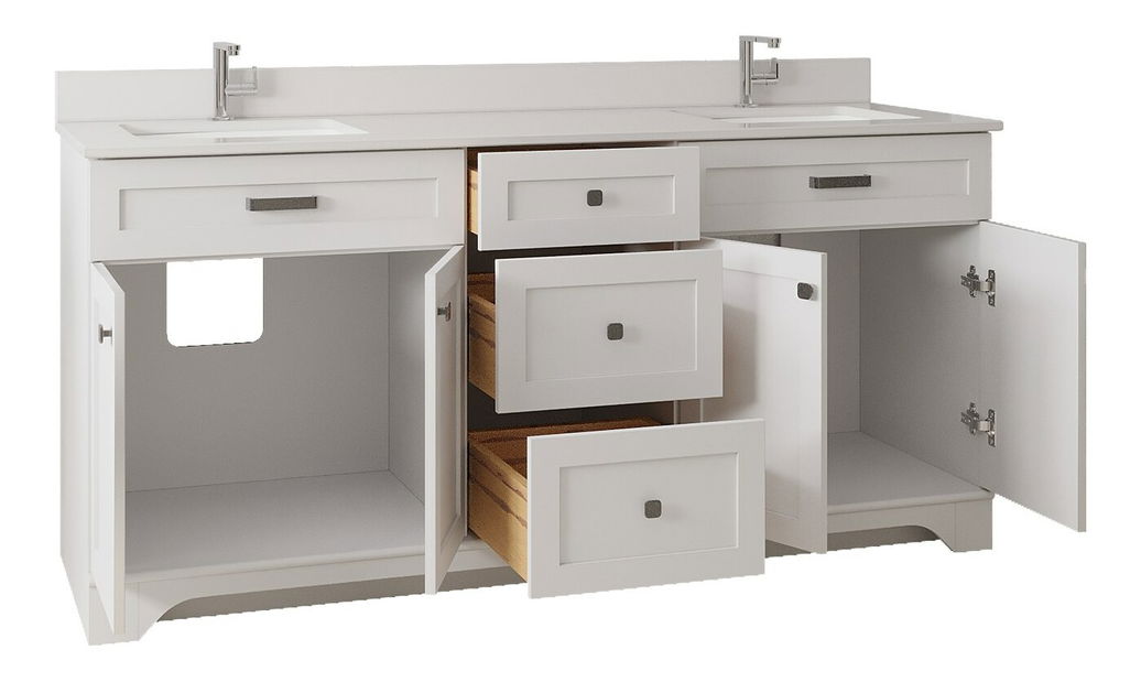 Set mobilier baie Yvette (Alb)