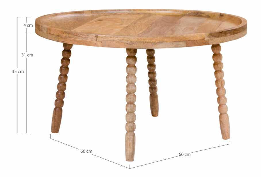 Konferenčný stolík Julinora (prírodná)