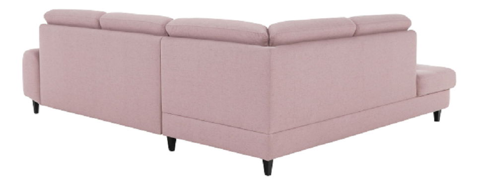 Sarokkanapé Prada (púder rózsaszín) (B)