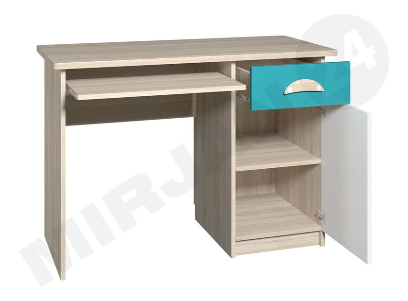 PC asztal Tandi TN15 TB (santana tölgy + vres) *kiárusítás