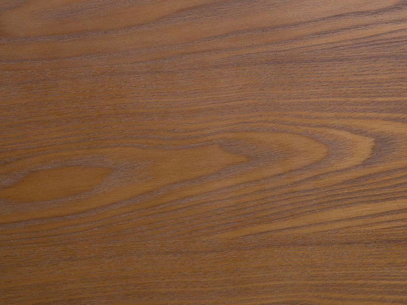 Manželská posteľ 160 cm BERRY (s roštom) (tmavé drevo)