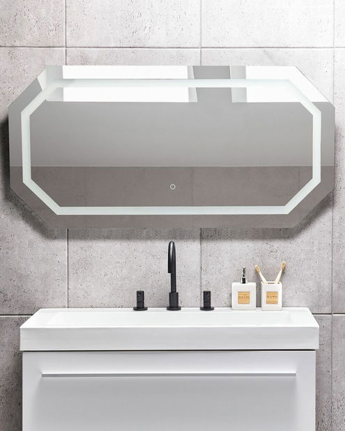 Nástenné zrkadlo Locza (strieborná)