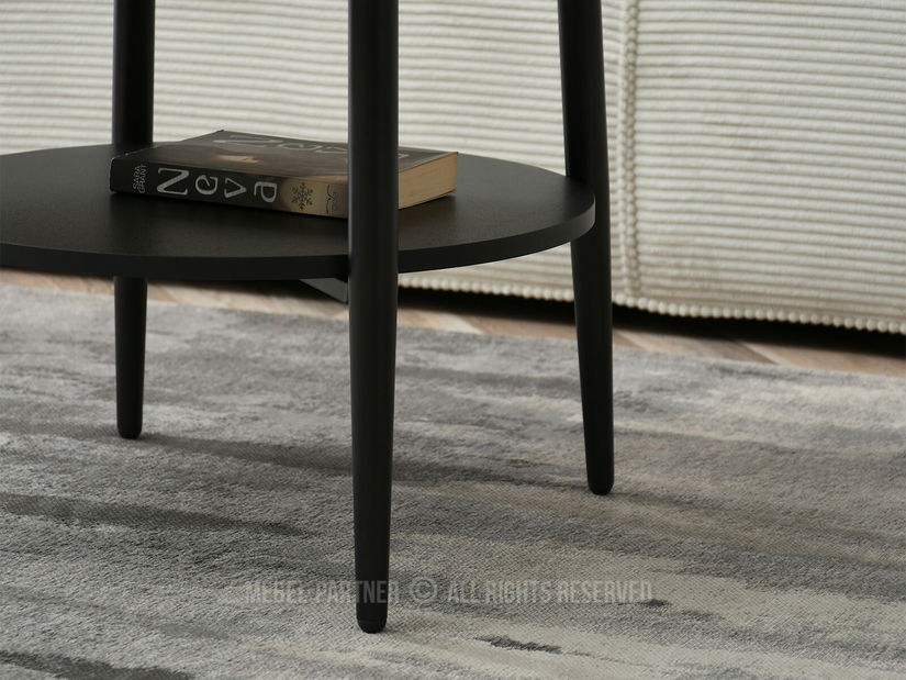 Stolić za kavu Randolf S (sonoma + crna)