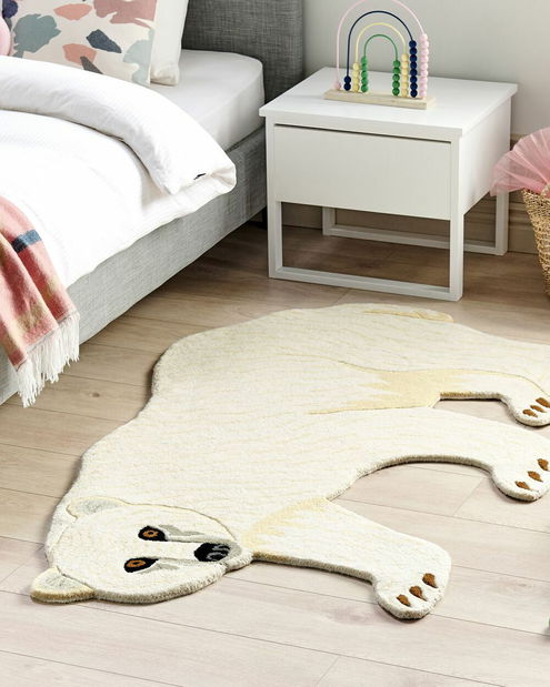Covor pentru copii 100 x 160 cm Ionek (alb)
