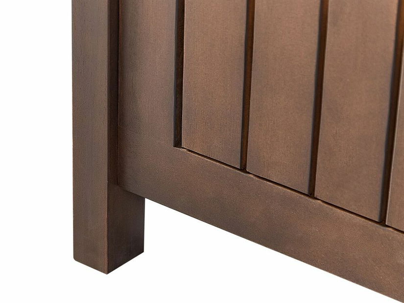 Záhradná lavička Sefu (tmavé drevo) (s úl. priestorom))