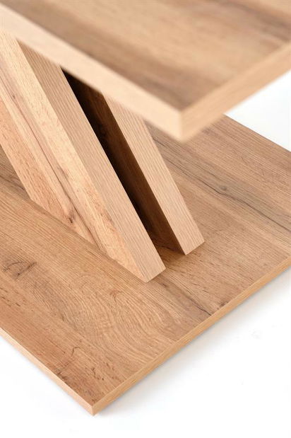 Jedálensky stôl Xavier (dub wotan + čierna)