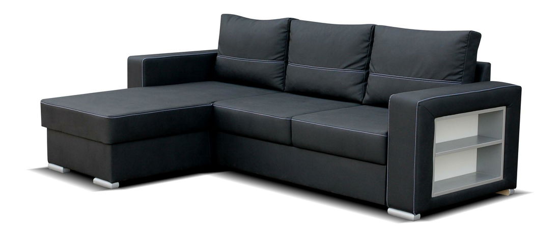 Rohová sedačka Osmo (tmavosivá) (L)