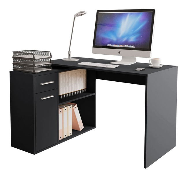 Moderný stôl Phaedra (antracit)