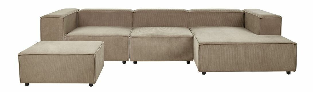 Colțar cu taburete Afrika (manchester maro) (S)