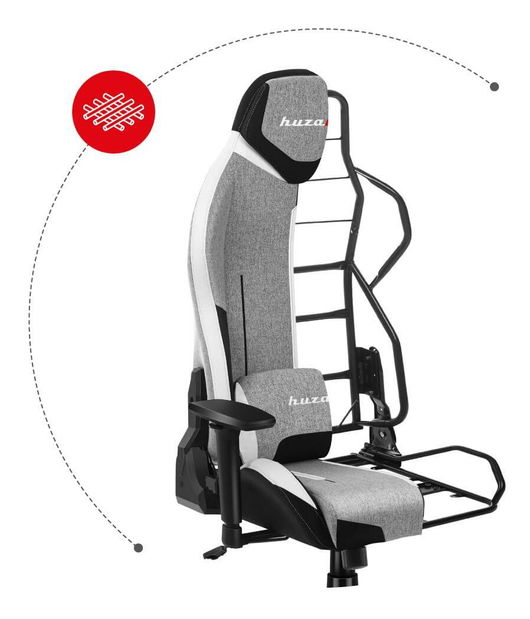 Herné kreslo Fusion 7.9 (čierna + sivá)