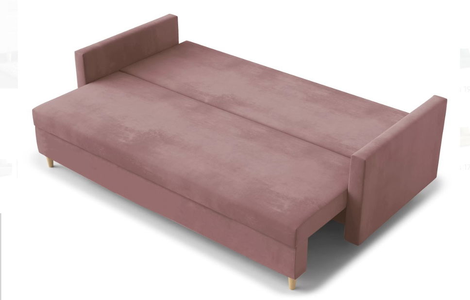 Pohovka trojsedačka Allie (tmavozelená)