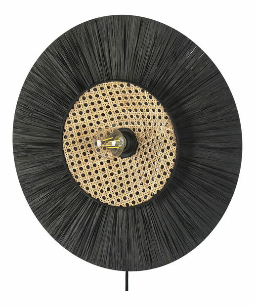 Fali lámpa Yoogi (fekete) 