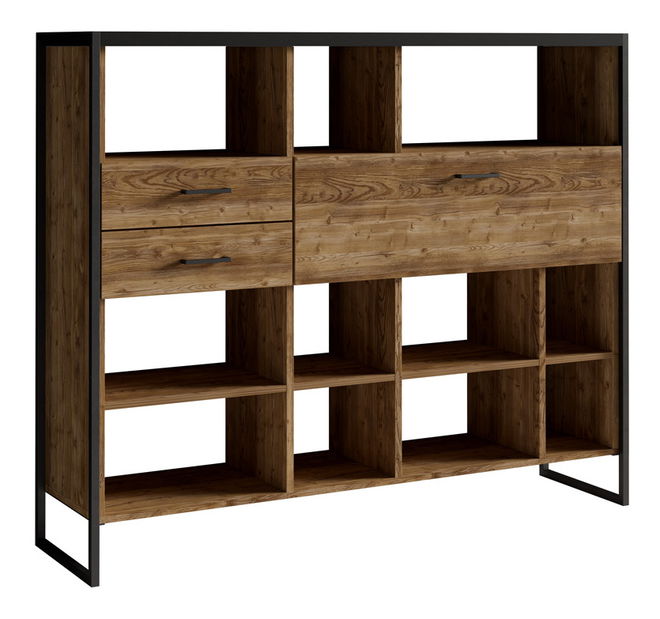 Regál Taren Typ 48 (luc + fekete)