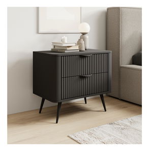 Nočný stolík Lethe (čierna)
