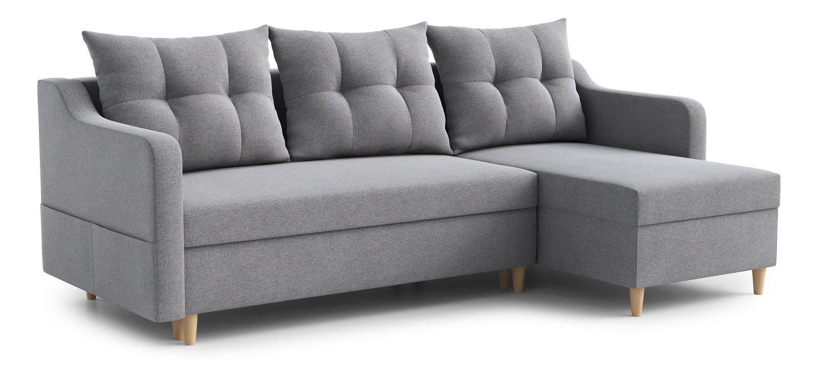 Sarokkanapé Lou (J) (szürke)