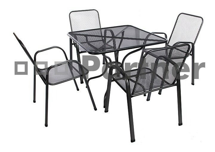 Záhradný nábytok Cascada I 105 cm 1+4 (Kov)