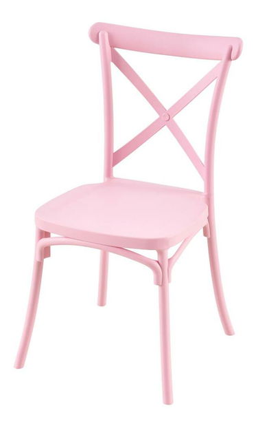 Záhradná stolička Saviva (ružová)