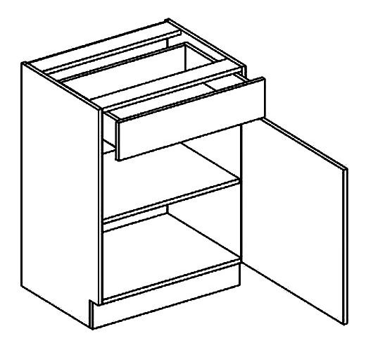 Dolná kuchynská skrinka Moreno D60 1 zásuvka