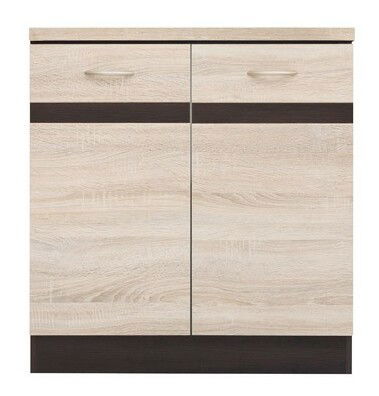 Donji kuhinjski ormarić Junona line D2D/80/82 (Hrast sonoma + Wenge) 