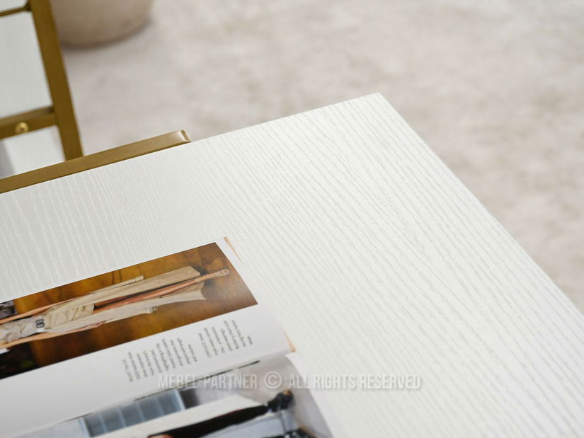 PC stol Norsinimo (bijela + zlatna)