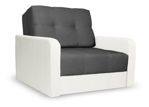 Fotelja na razvlačenje Tomful I (tamnosiva + bijela)