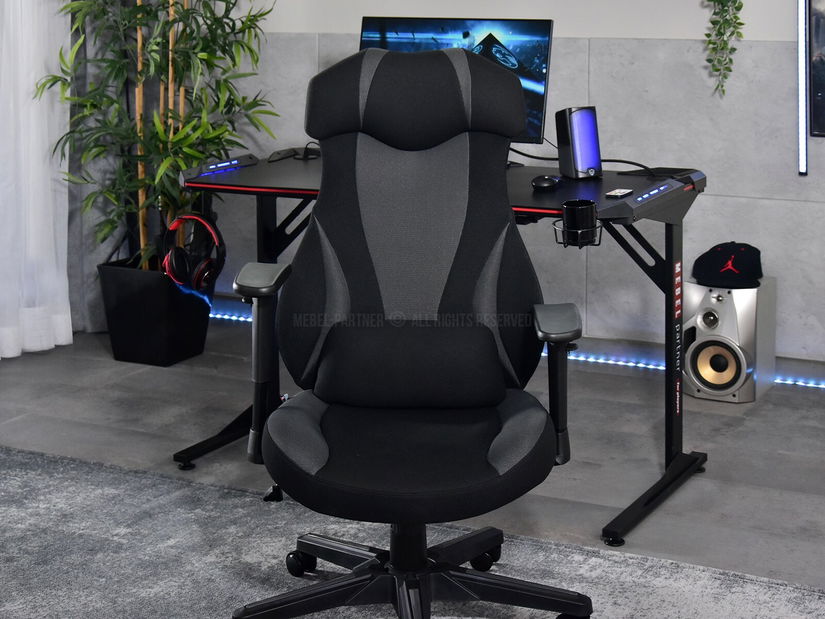 Kreslo Icco (šedá + čierna)