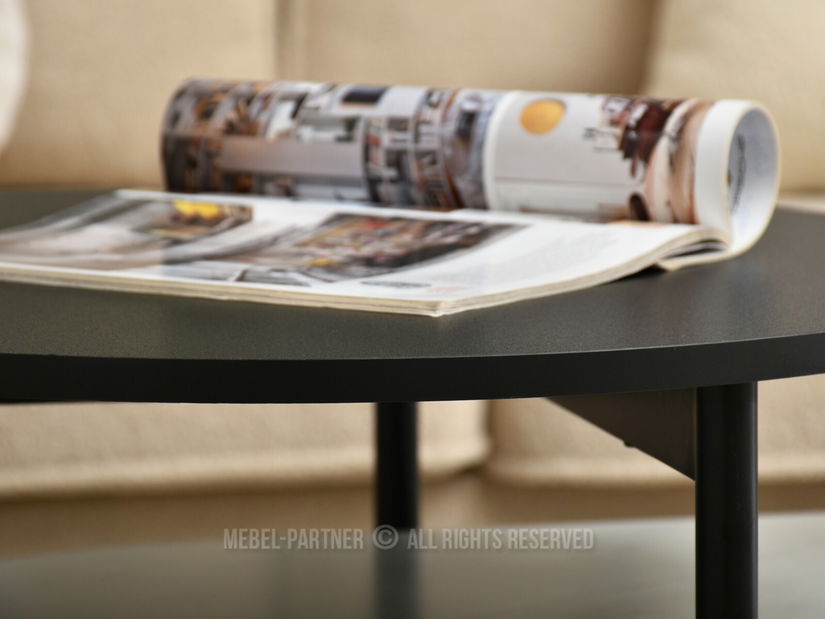 Konferenčný stolík Lorelail Xl (biela + čierna)