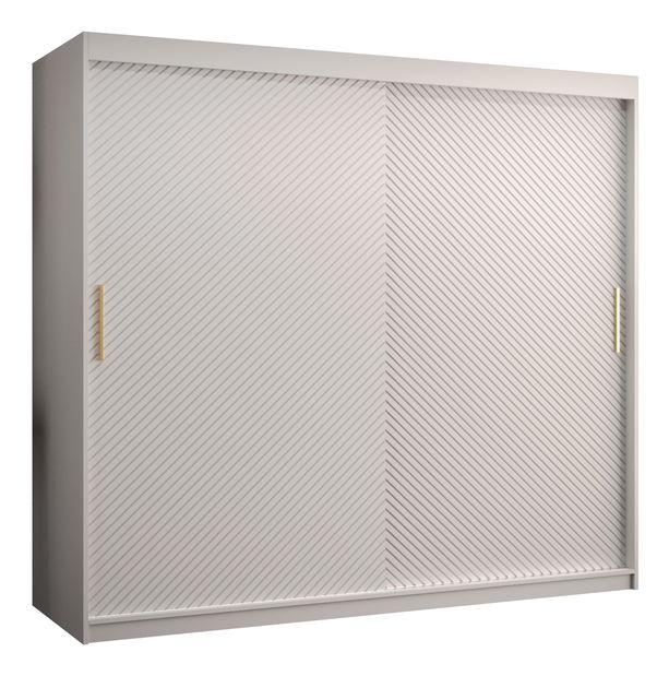 Dulap de haine 200 cm Riana Slimo 1 200 (alb)