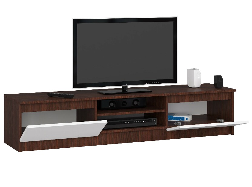 TV asztal Katalina (wenge + fehér)