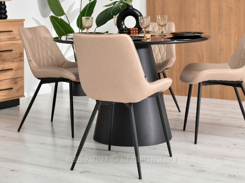 Scaun Aron (bej + negru)