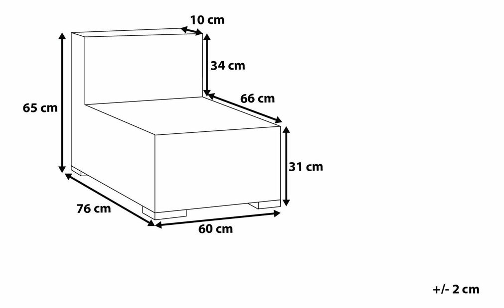 Záhradná sedacia súprava Xxl (biela)