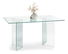 Jedálenský stôl Fernandez (číre sklo)