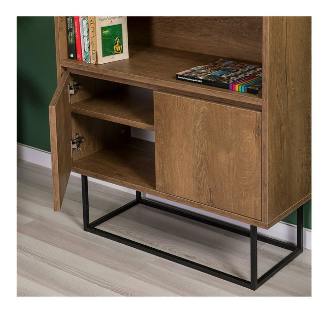 Set mobilier living Laxi 26 (nuc + negru)