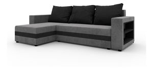 Colțar Simpney (gri + negru) (S)