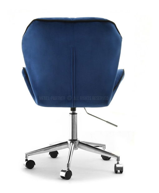 Kreslo Velma M (námornícka + čierna)