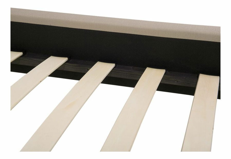 Franciaágy 180 cm COLLETTE (ágyráccsal) (bézs)