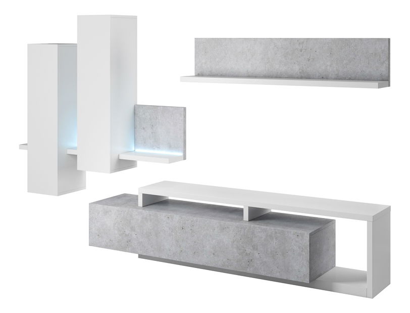 Mobilier living Bilsby Typ 09 (cu iluminat)